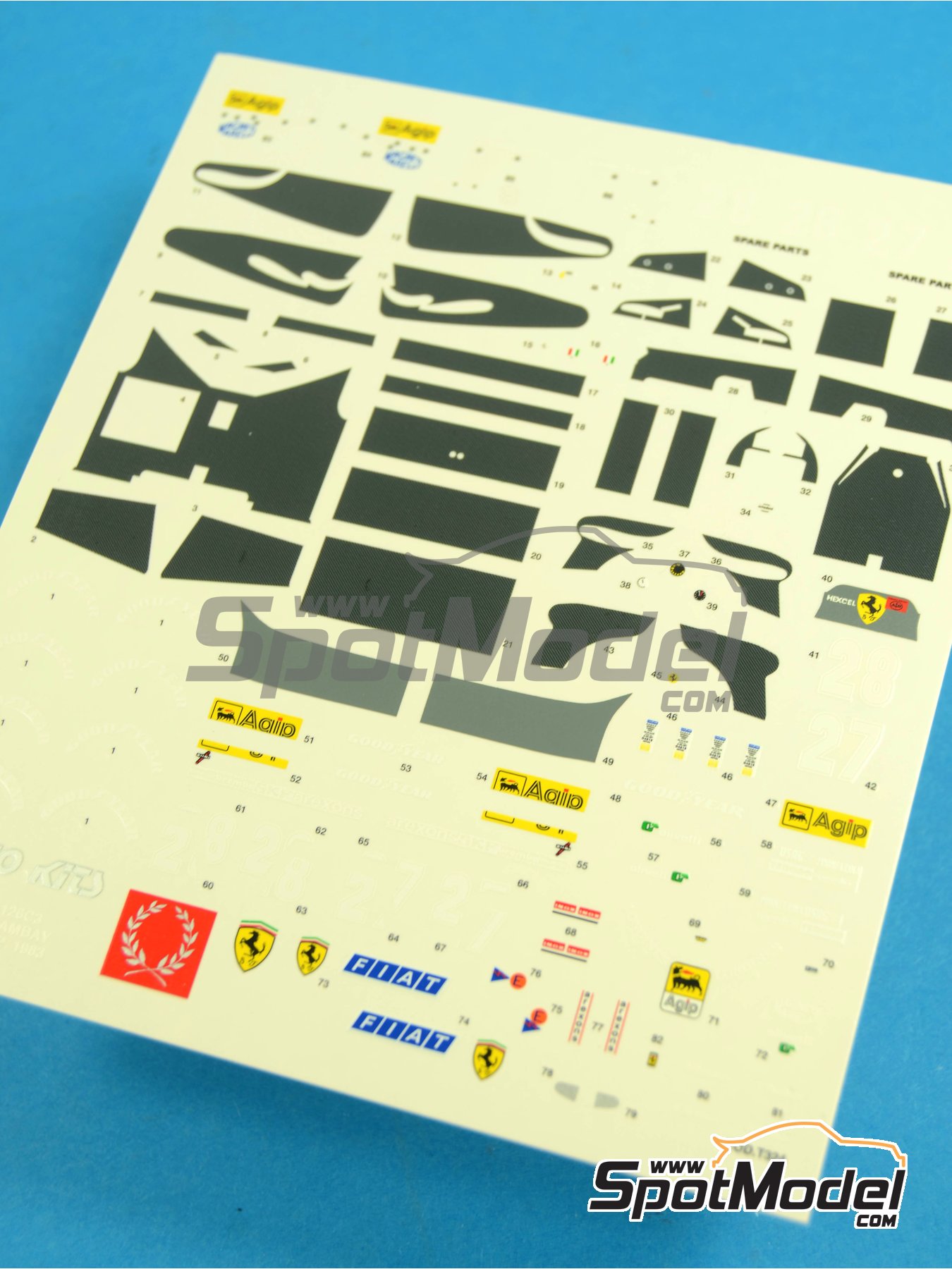 Kit Tameo 1/43 Ferrari 126C3 F1 (sans Bosica) – Pièce De Collection AMR